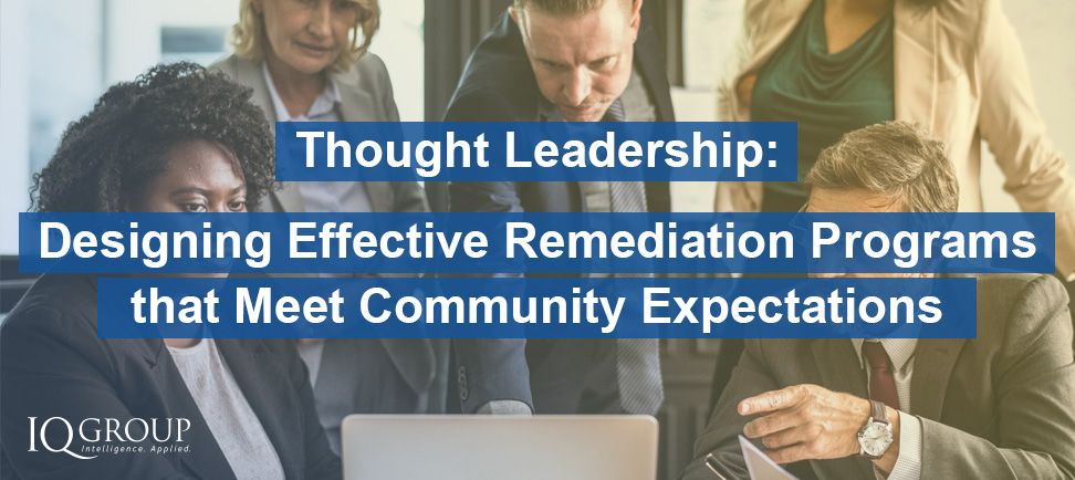 Designing Effective Remediation Programs that Meet Community Expectations